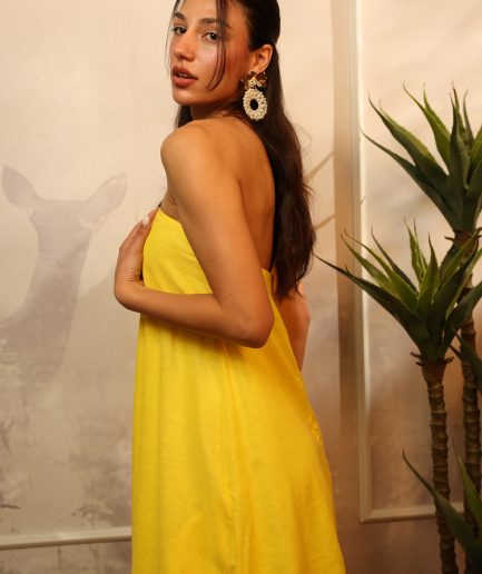 "Lemon" Linen Dress