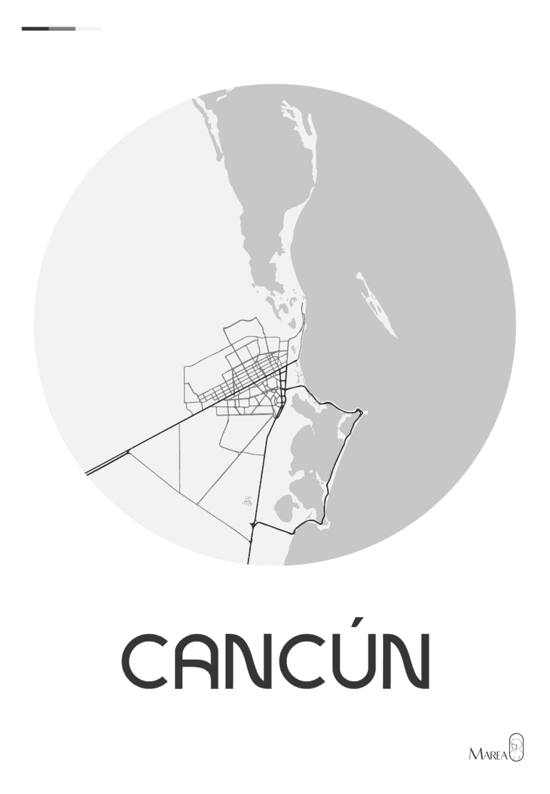 Cancún Blanco y Negro