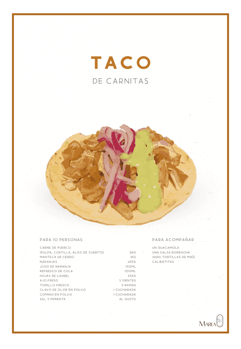 Taco de carnitas