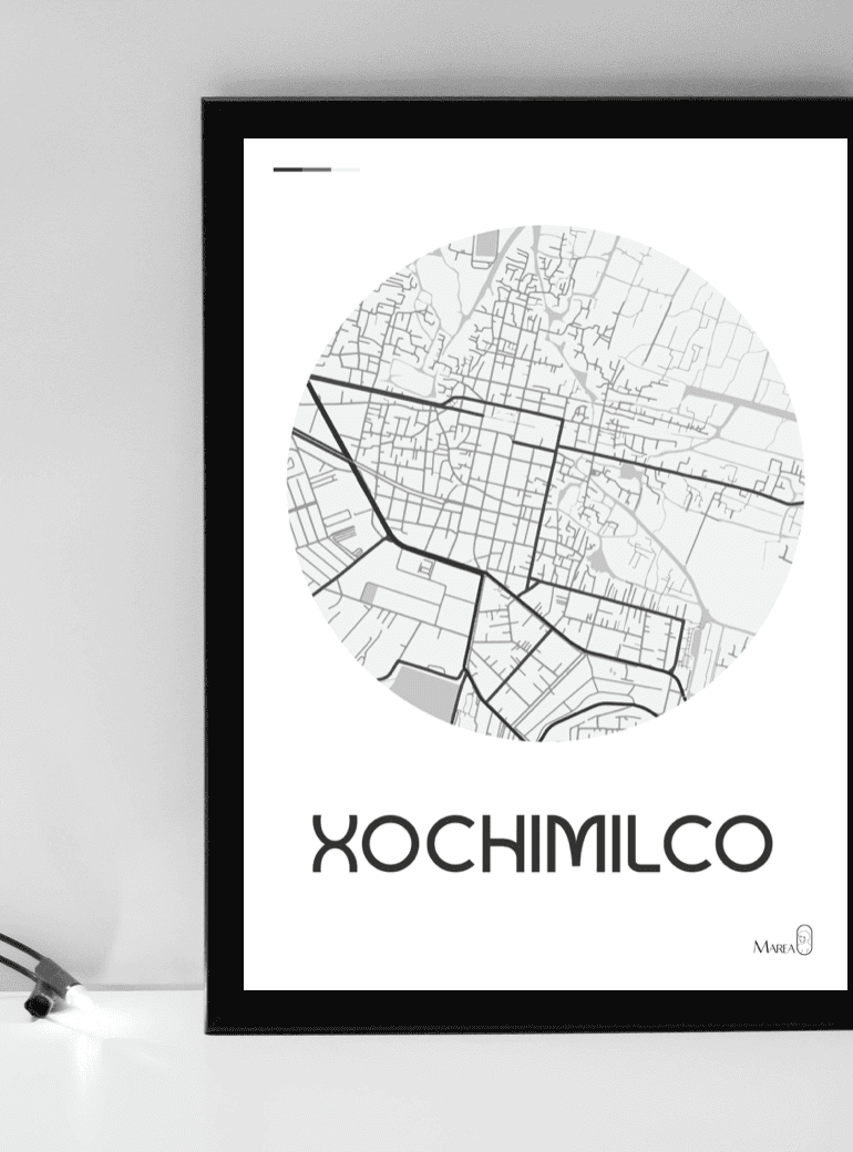Xochimilco Blanco y Negro