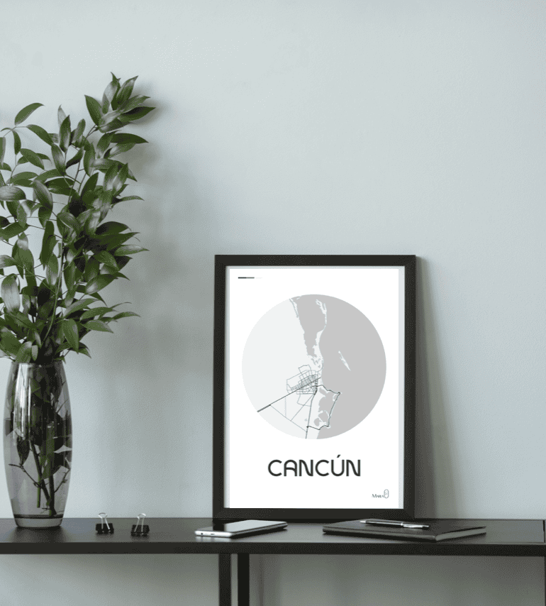 Cancún Blanco y Negro