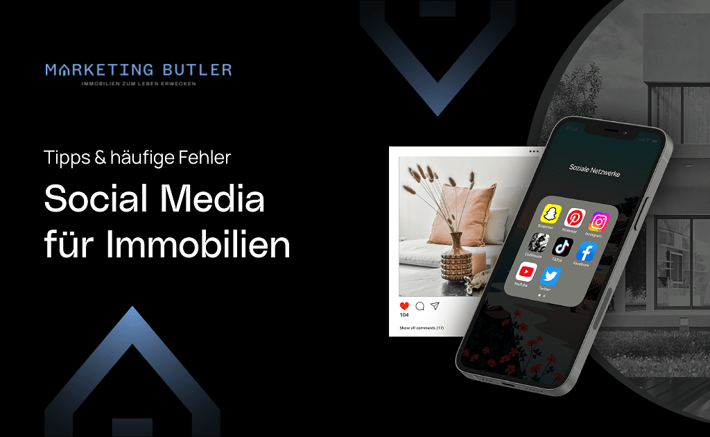 Marketing-Butler-Tipps für Social Media und SEO für Immobilien.