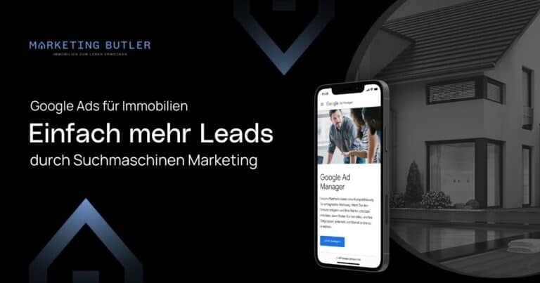 Ein Bild eines Hauses und eines Telefons mit dem Textmarketing-Käufer.