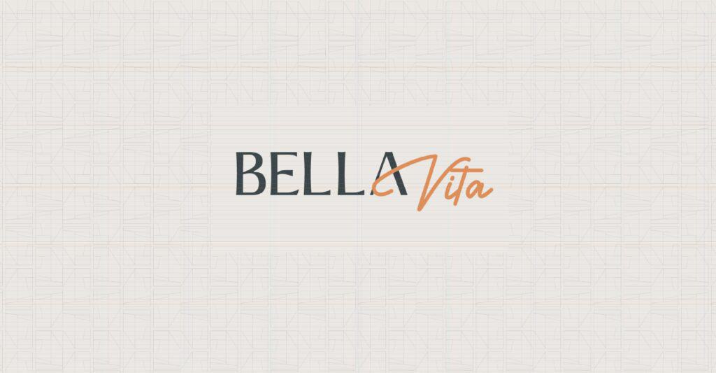 Das Immobilien-Logo für bella vita.