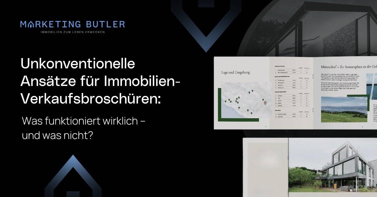 Unkonventionelle Ansätze für Immobilienverkaufsbroschüren