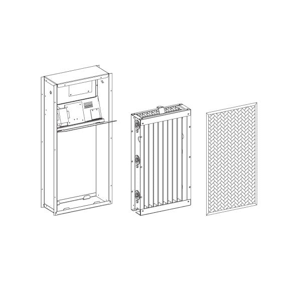 Heavy-duty electrical enclosure with modular components and advanced ventilation system for reliable electrical distribution. Perfect for industrial and commercial applications.