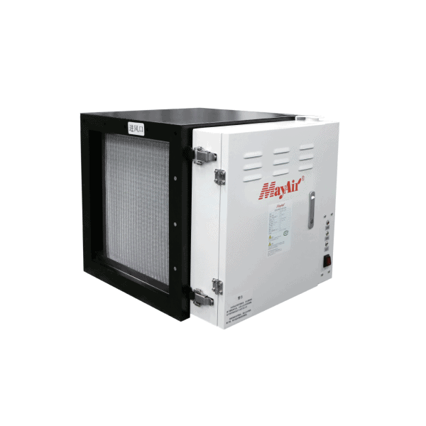 High-efficiency industrial air purifier by MayAir Group, featuring advanced filtration technology for clean and healthy indoor air environments. Perfect for commercial and residential use.
