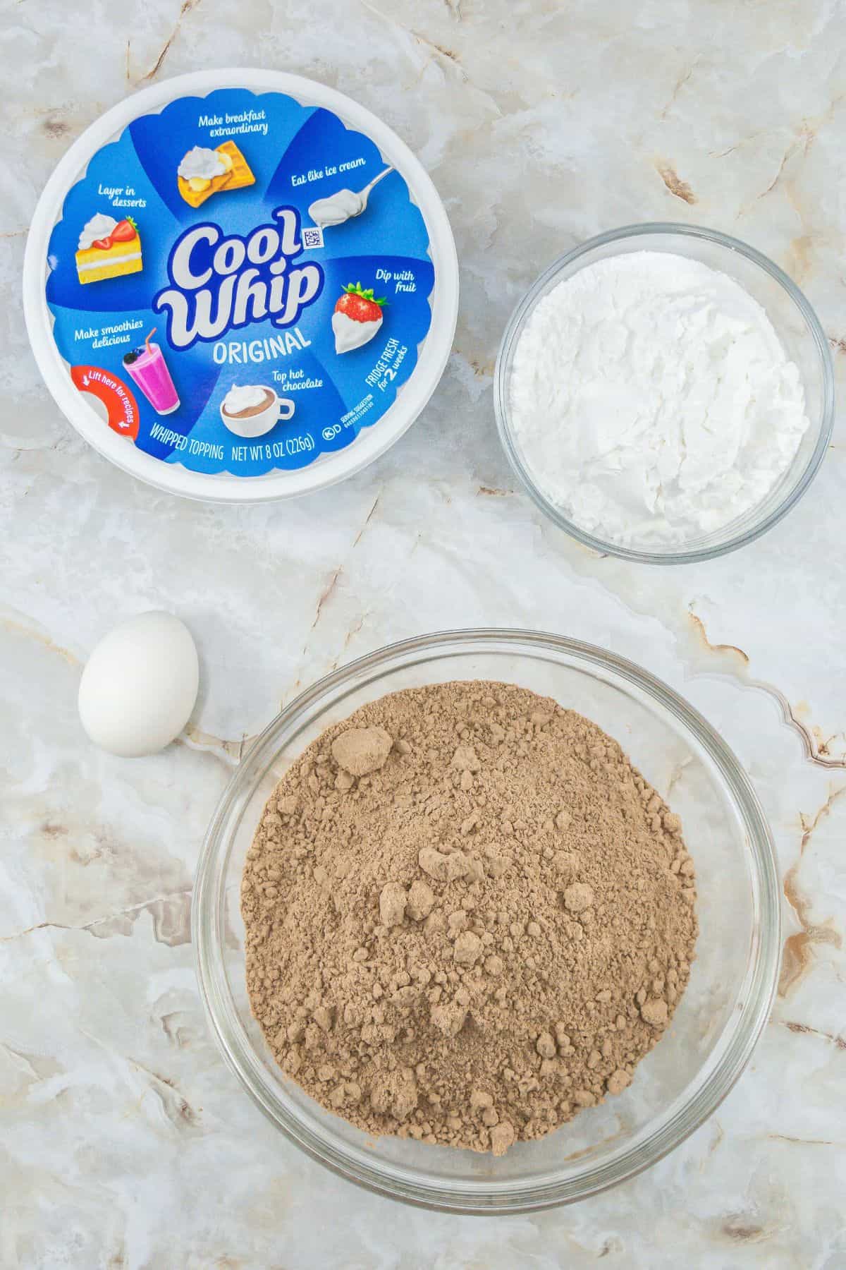 A flat lay of the main ingredients