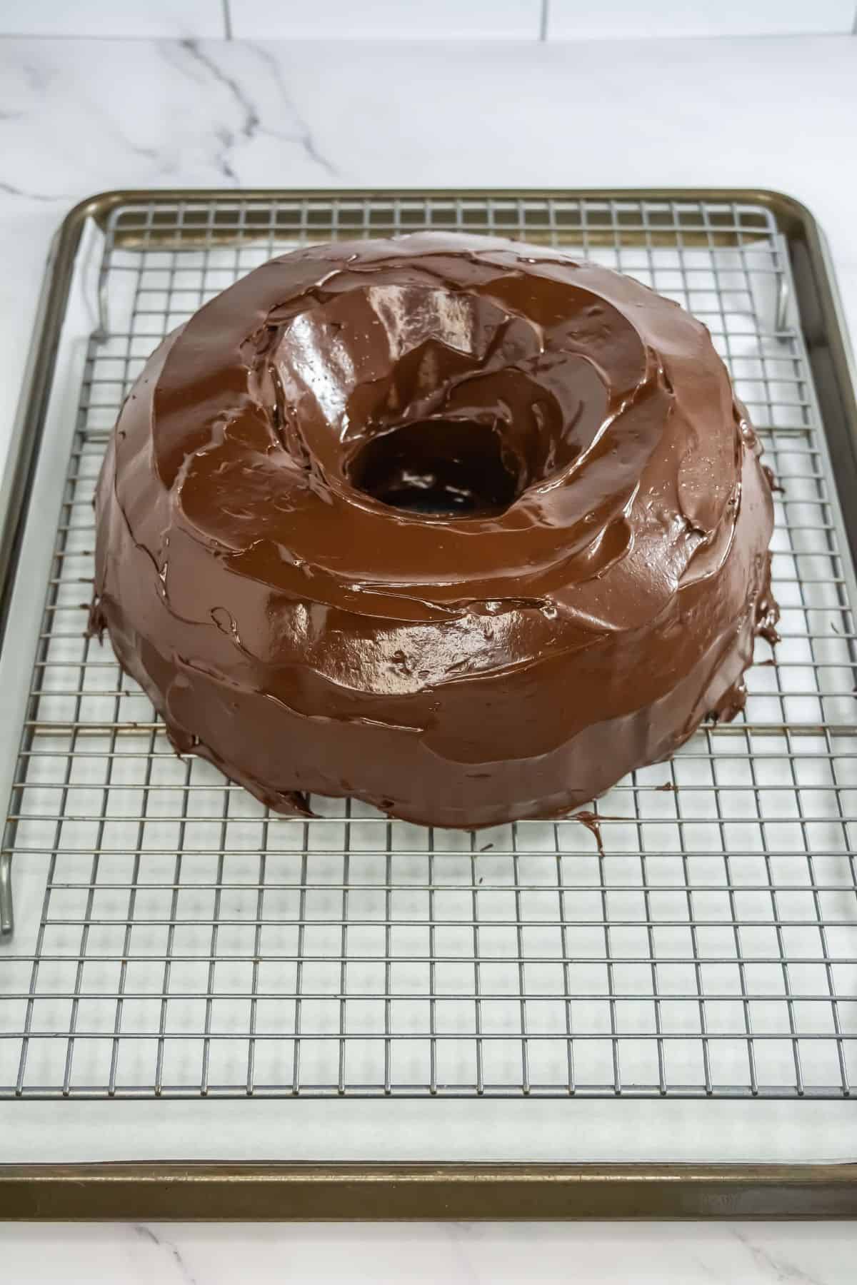 Chocolate Pudding Cake all done