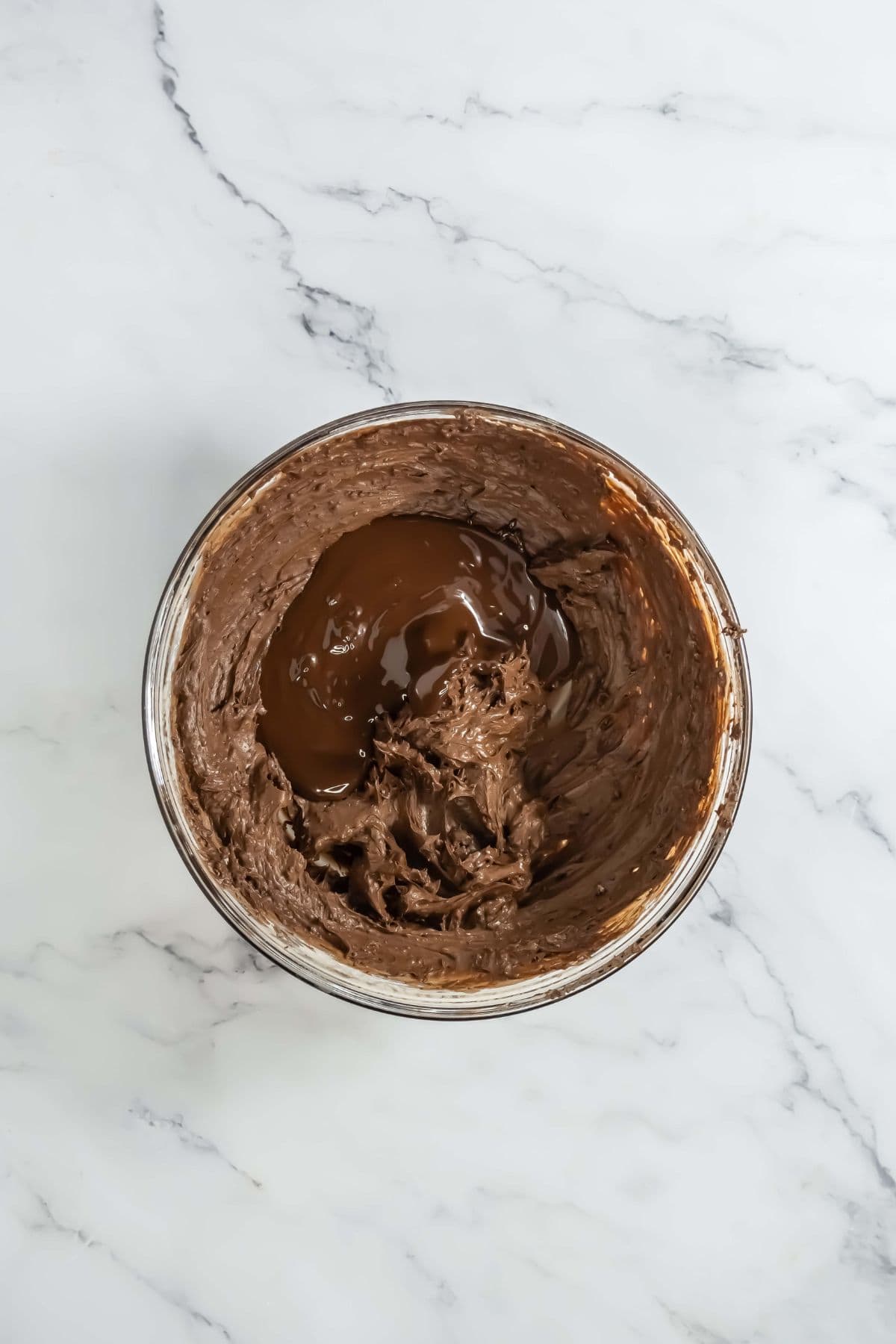 Chocolate Pudding Cake melted chocolate