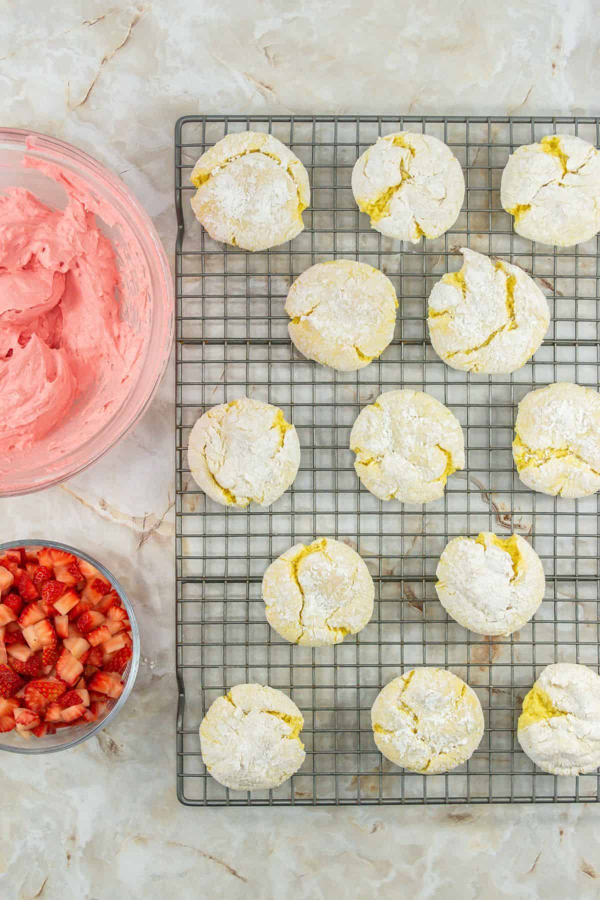 Cool Whip Cookies without the toppings