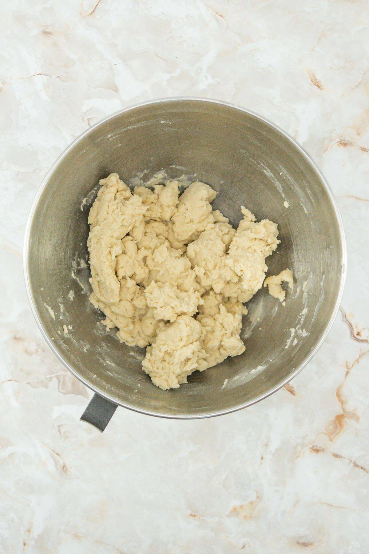 Meltaway Cookies combined ingredients