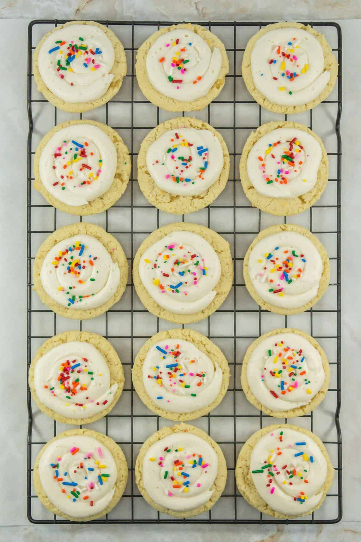 Sour Cream Cookies finish product