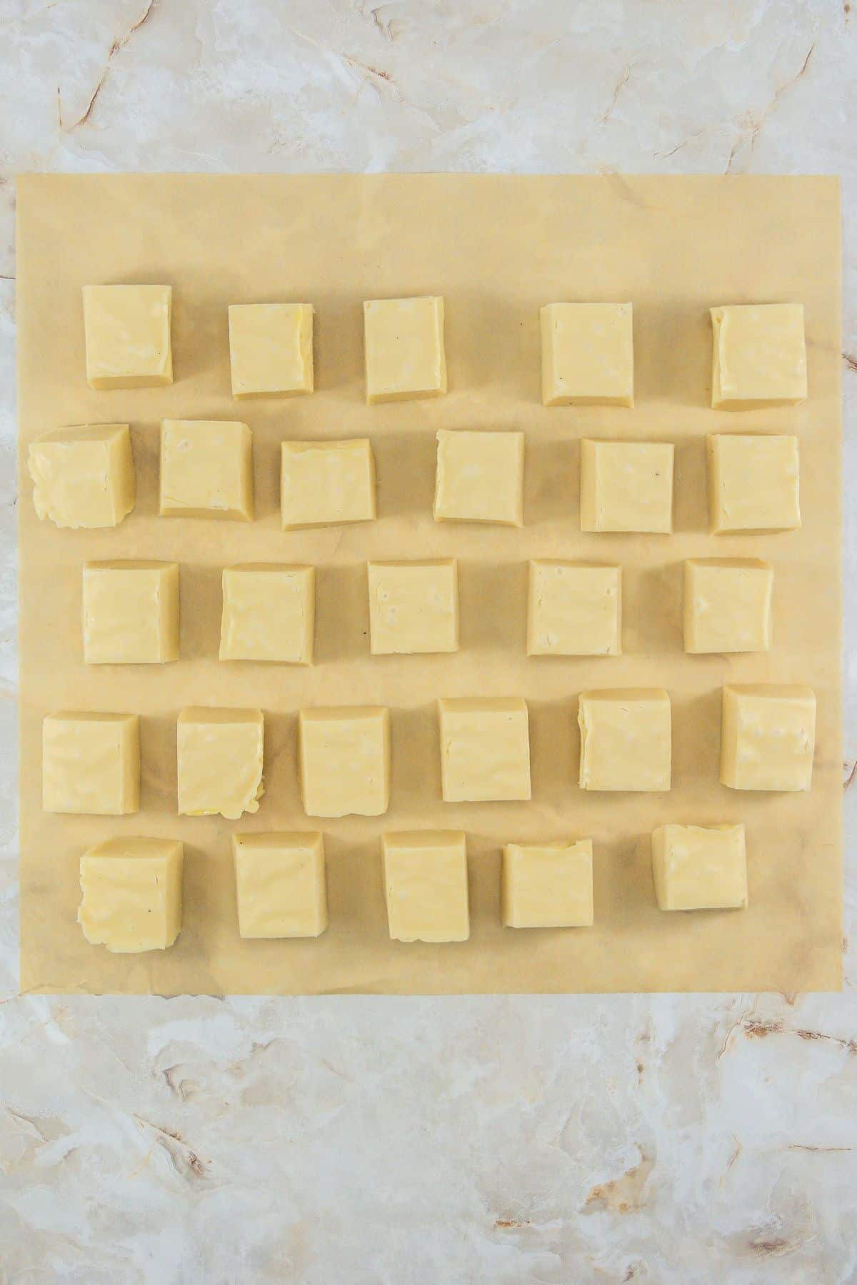 Vanilla Fudge slices