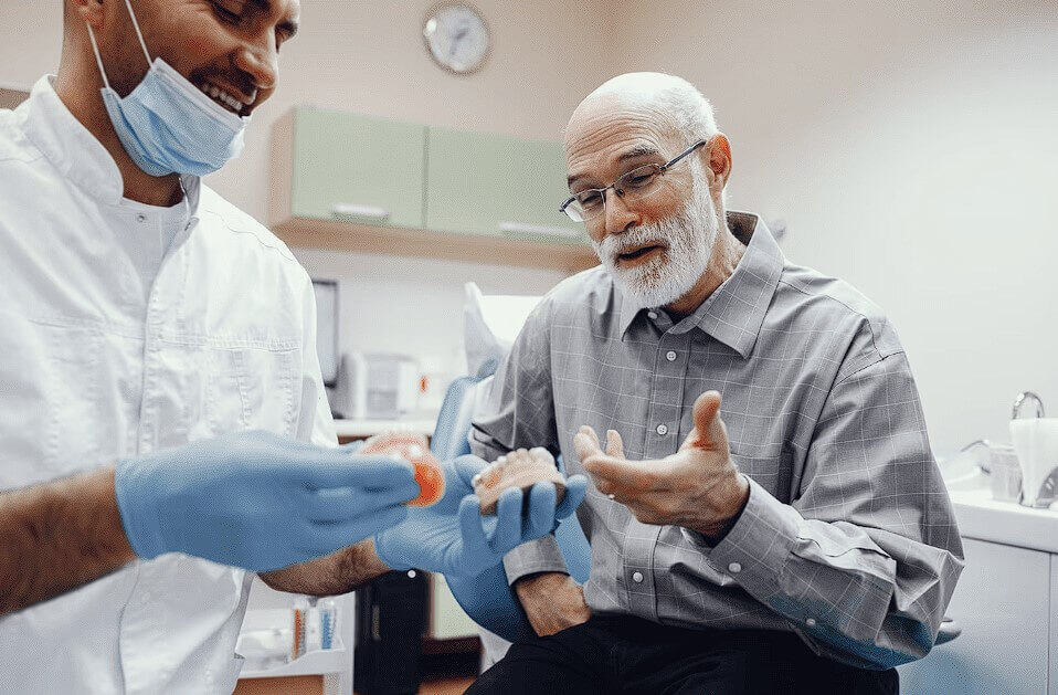 Image illustrating a foreign patient who has chosen to get dental implants in Albania.