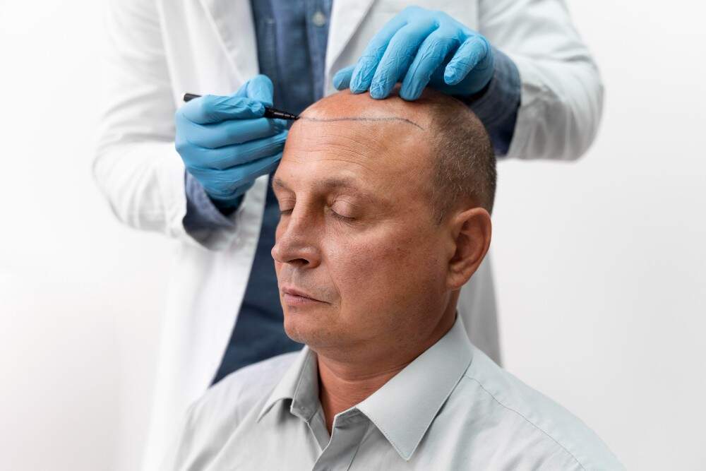 Trapianto di capelli in Albania per la stimolazione della crescita dei capelli.