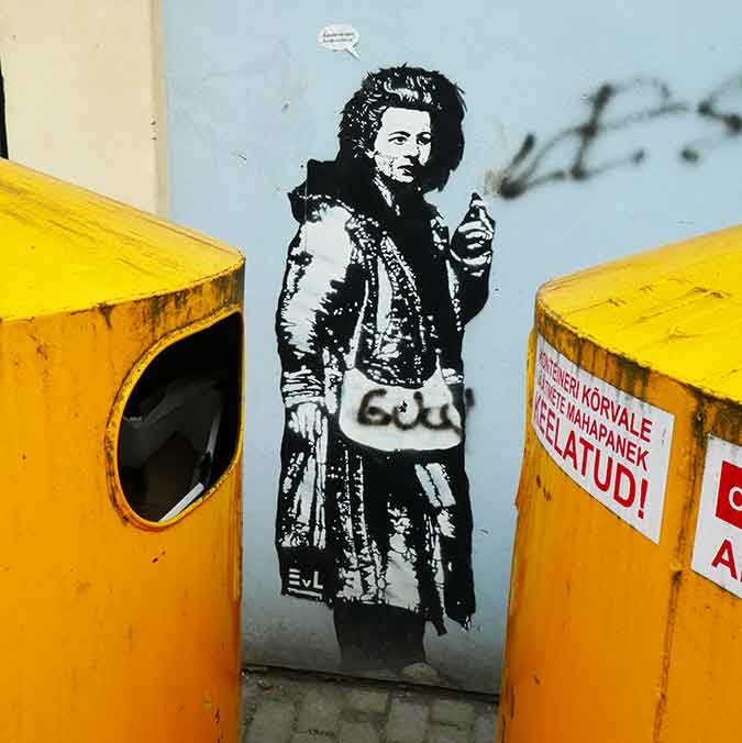 Estonia's Street Art Capital – Urban Art & The Tartu Graffiti Scene + Street Art Map with locations of this ever changing urban gallery. Tartu Graffiti - Estonias second largest city plays host to the nations street art hub. #graffiti #streetart #estonia #baltics #urbanart