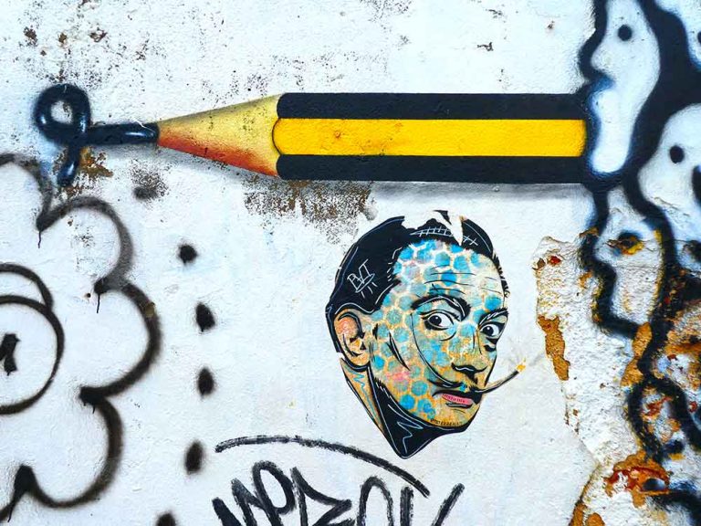 All over Phuket Old Town, there are tiny little pieces of street art - keep your eyes peeled - it won't take you long to spot them