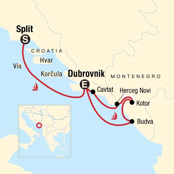 Visiting Croatia? Check out these Croatia Itinerary ideas for 8, 12, and 15 days. THE BEST small group tours to Croatia. They are perfect for solo travellers too, as there is NO SINGLE SUPPLEMENT CHARGE. | G Adventures Croatia | Croatia Guide | Vising Croatia | Croatia Highlights | Where to go in Croatia | Best things to see in Croatia #VisitCroatia #GAdventures #Balkans #Adriatic