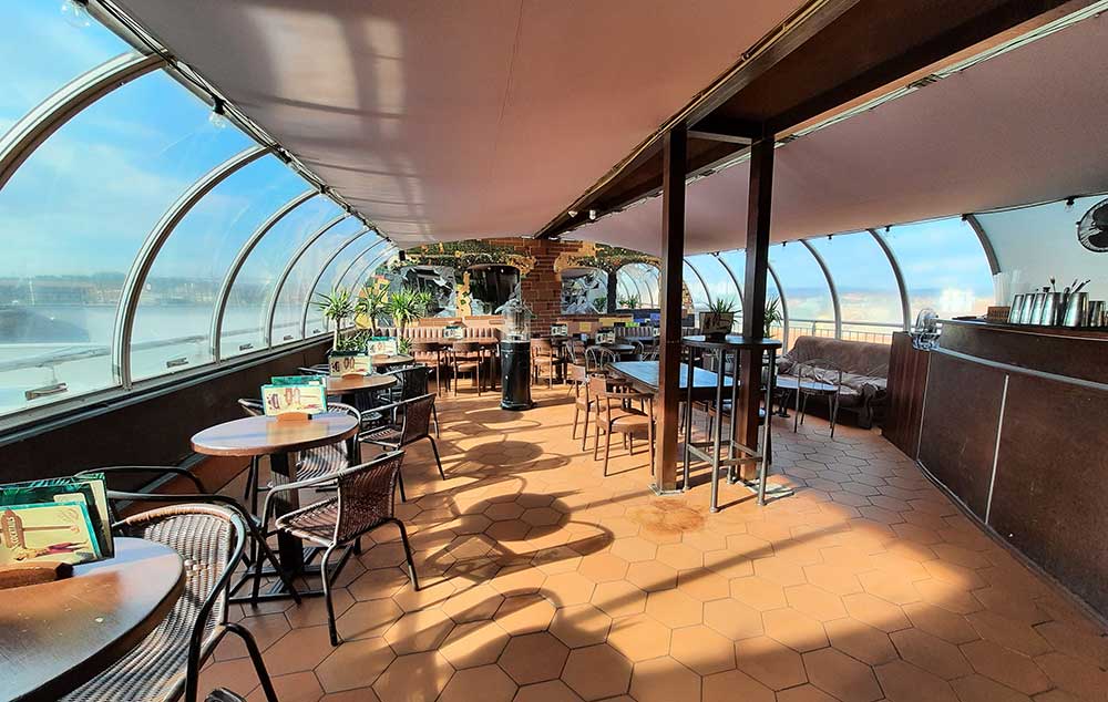 Inside Terazza Bar, Brno