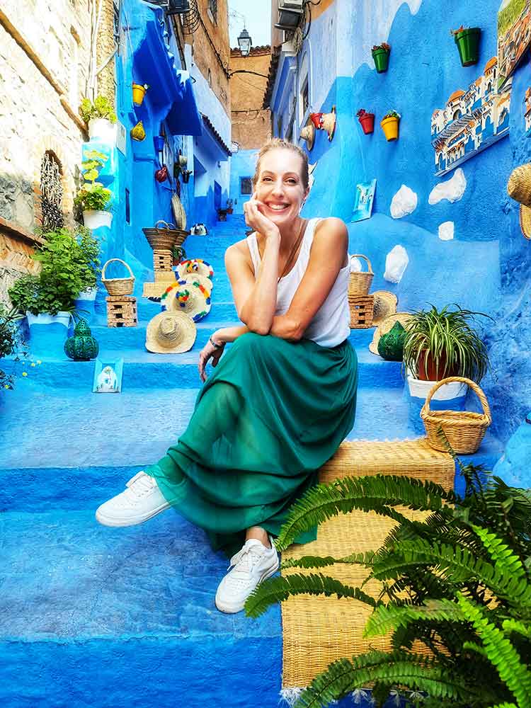 me in Chefchaouen