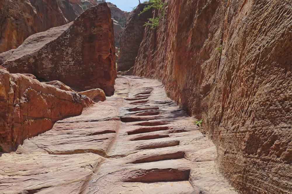 Best 2 Days in Petra Itinerary: Self-Guided Two Days in Petra, Jordan 16 The ancient steps to the High Place of Sacrifice located at Petra, Jordan