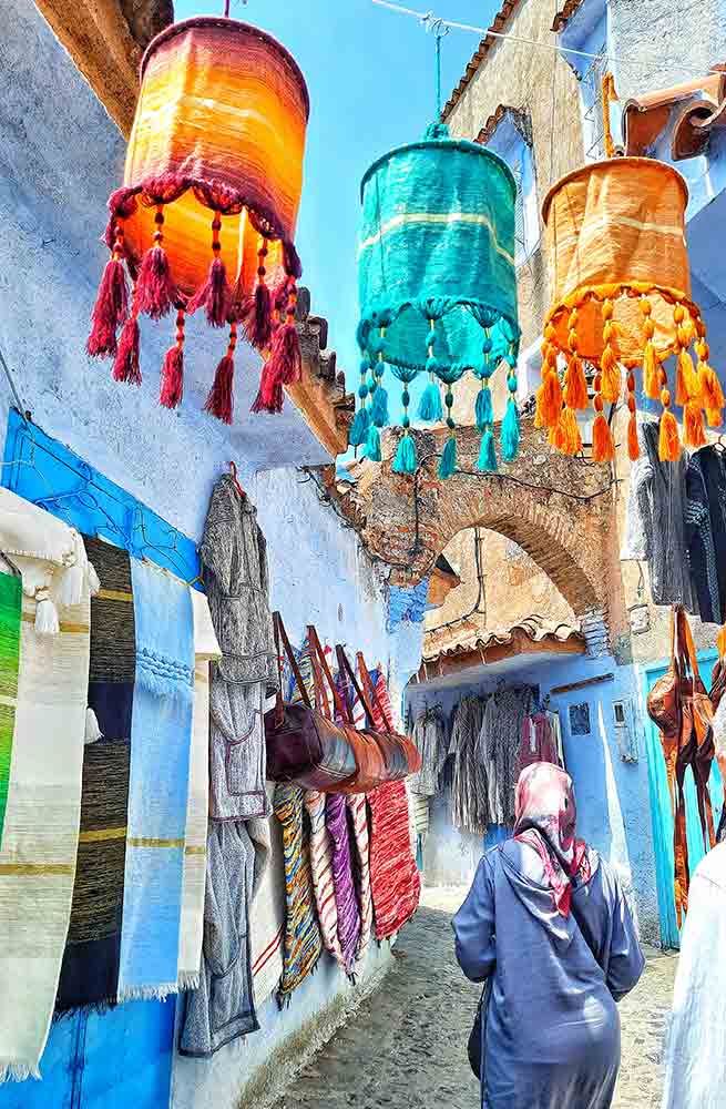 the blue streets of Chefchaouen