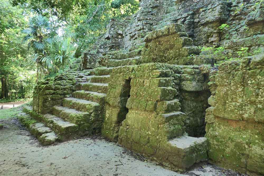 Ruins covered with moss near The Lost World