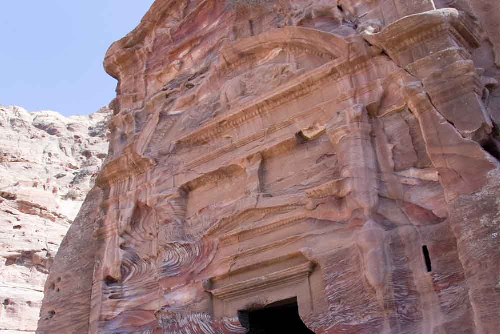 The Sextius Florentinus Tomb - a well preserved tomb with intricate carvings in a sand stone color hue