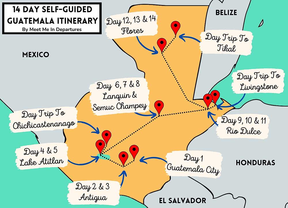 A 14 Day Self Guided Guatemala Itinerary made by Meet Me In Departures