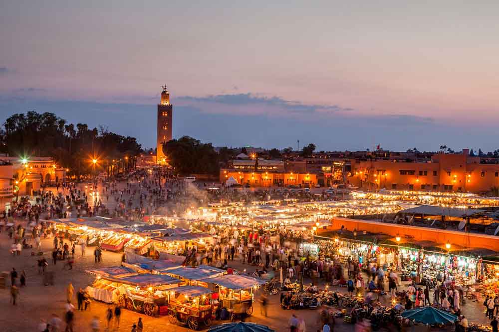 Experience the lively atmosphere of Djemaa el-Fna Square in Marrakech, a vibrant hub filled with street performers, food stalls, and local vendors. As the sun sets, the square comes alive with music, stories, and the scent of traditional Moroccan dishes, making it a top destination for anyone wondering what to do in Marrakech