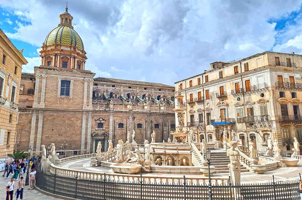 Fontana Pretoria, Palermo