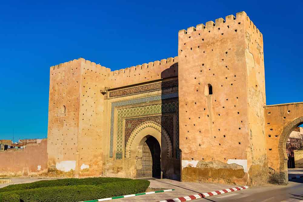 Bab Mansour Gates in Meknes Morocco