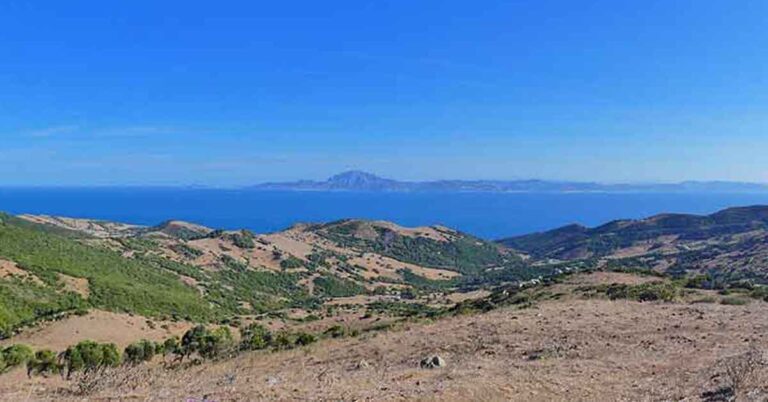 The view of africa from south spain - this is the featured image for an article answering can you see morocco from spain.