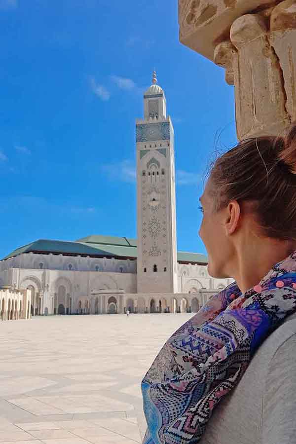 Me at  Hassan II Mosque, Casablanca