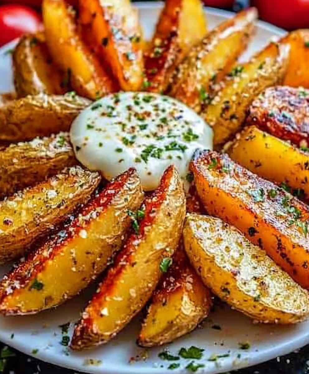 Crispy Potato Wedges