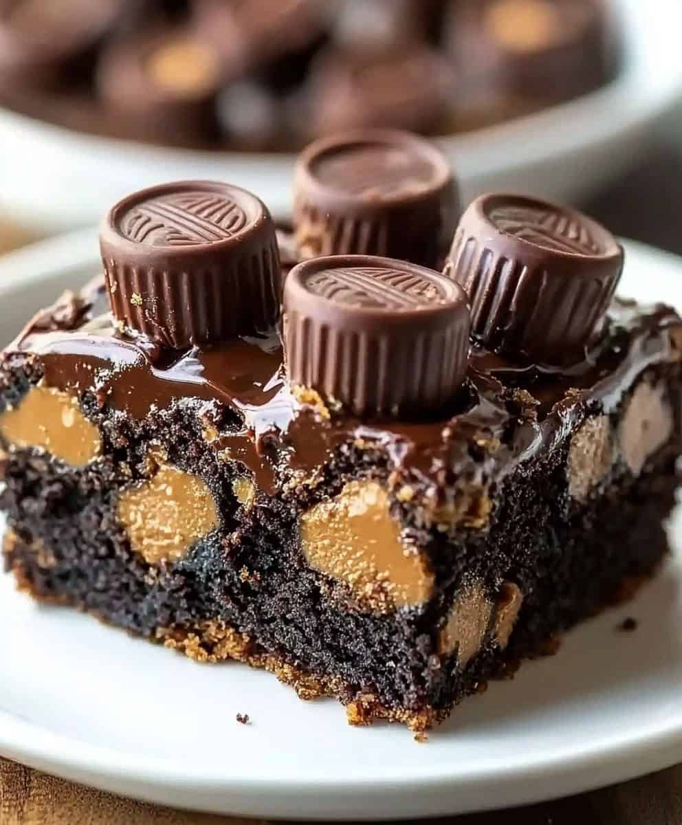 Reese's Earthquake Cake