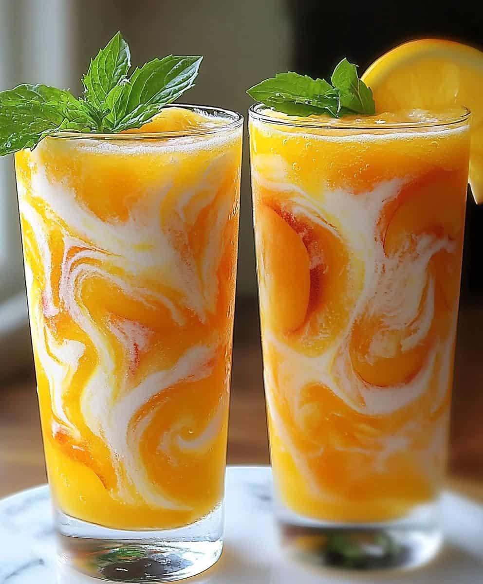 Frozen Peach Lemonade