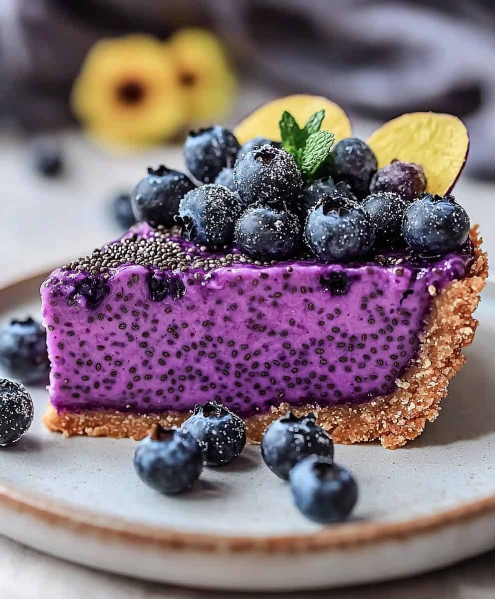 Blueberry Chia Seed Pie