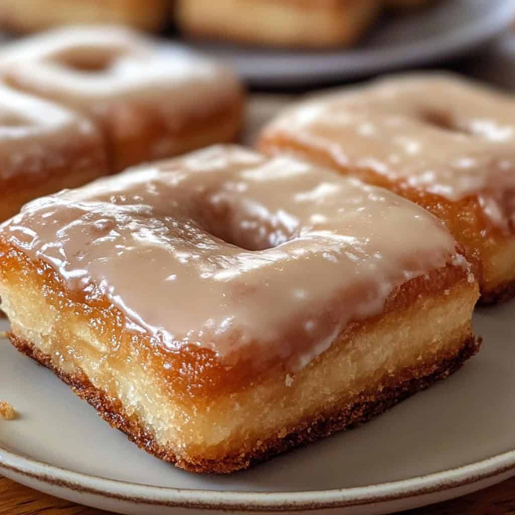 Maple donut bars