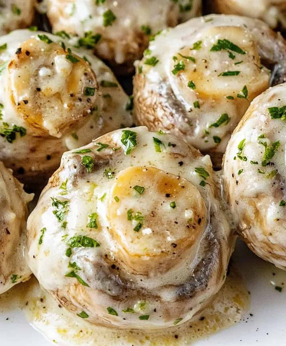 Garlic Parmesan Mushrooms