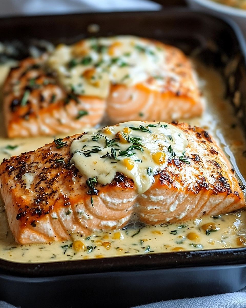 Boursin Baked Salmon