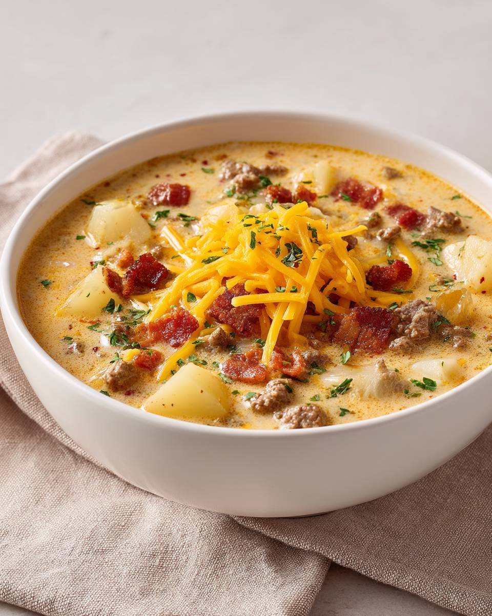 Cheeseburger Soup