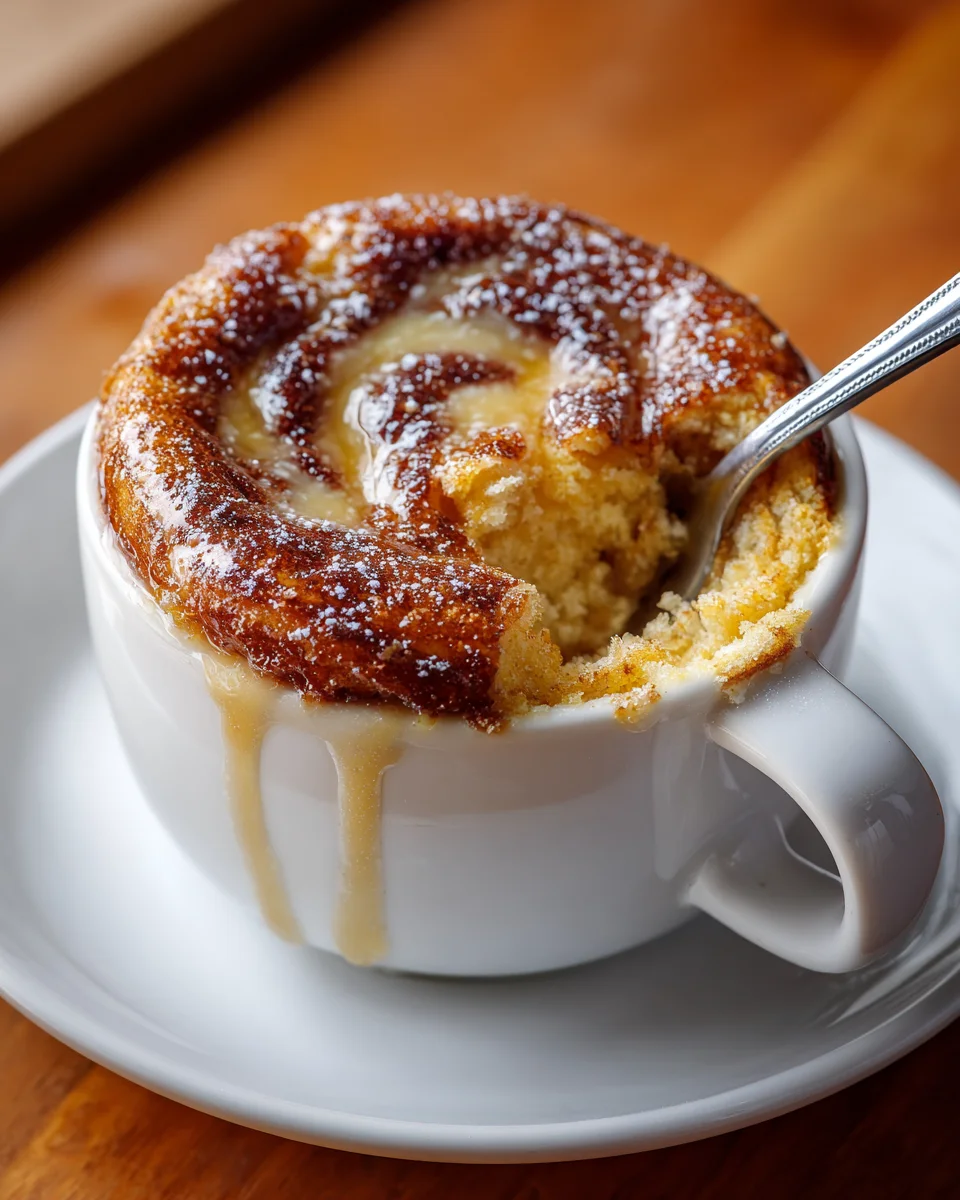 Melt-in-Your-Mouth Minute Apple Mug Cake – Quick, Warm Treat!