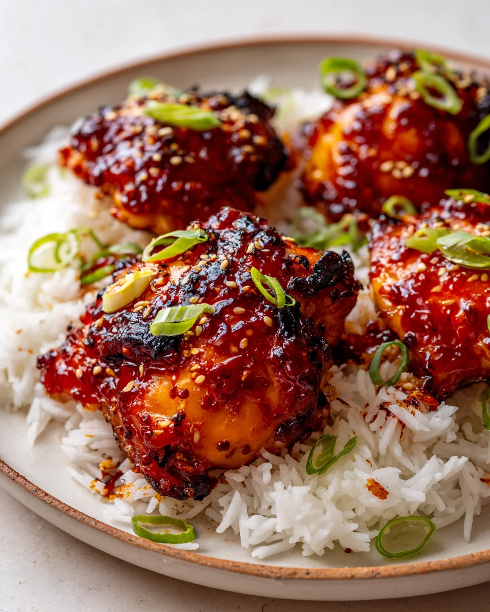 Sticky Honey Gochujang Chicken – Your New Favorite Dinner!
