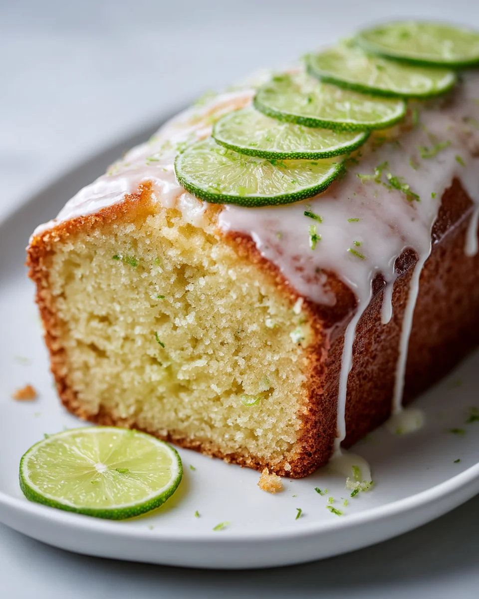 Moist Tangy Key Lime Pound Cake: A Zesty Classic Delight