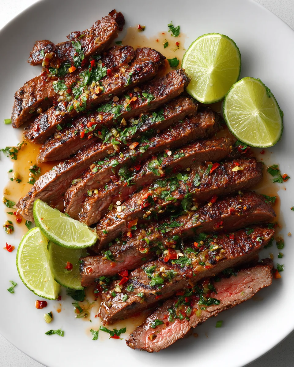Zesty Chili Lime Flank Steak Recipe for Flavorful Grilling