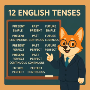 12 English Tenses — таблица всех времен английского языка с примерами и правилами