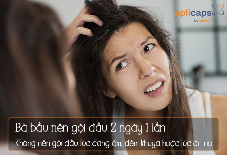 Bà bầu 1 tuần gội mấy lần là đủ