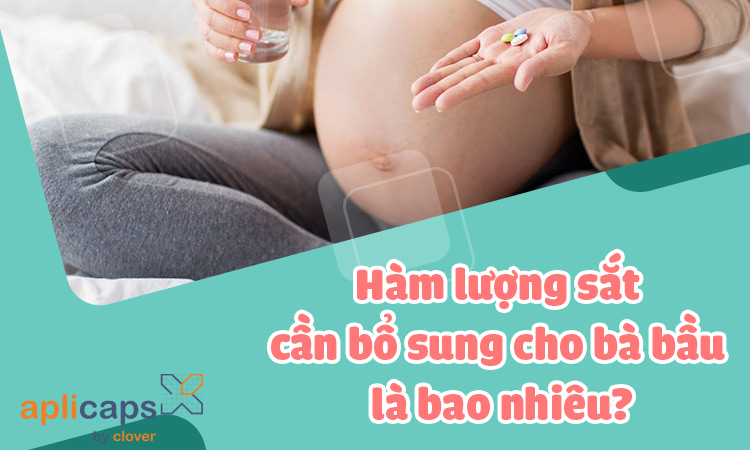 hàm lượng sắt cần bổ sung cho bà bầu